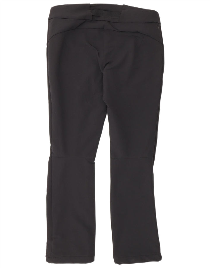 Calça feminina Decathlon Bootcut Cargo grande W38 L31 poliéster preto