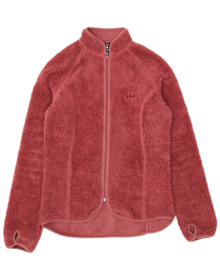 Jaqueta de lã feminina Helly Hansen Reino Unido 14 acrílico médio Borgonha