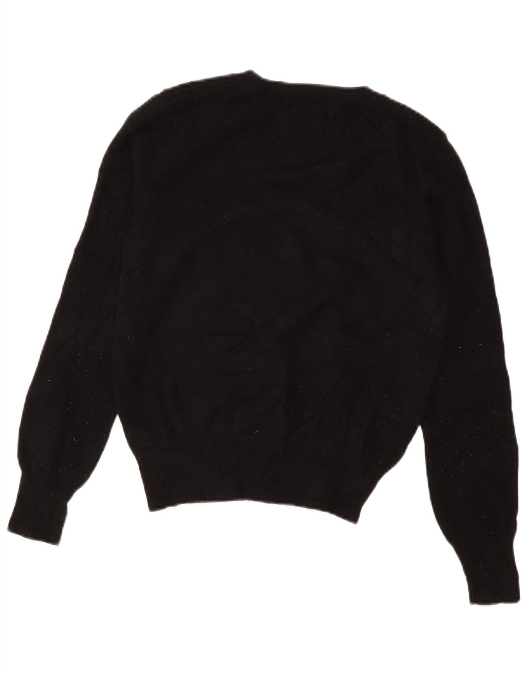 Suéter feminino Marks & Spencer Autograph com gola redonda Reino Unido 8 pequeno preto
