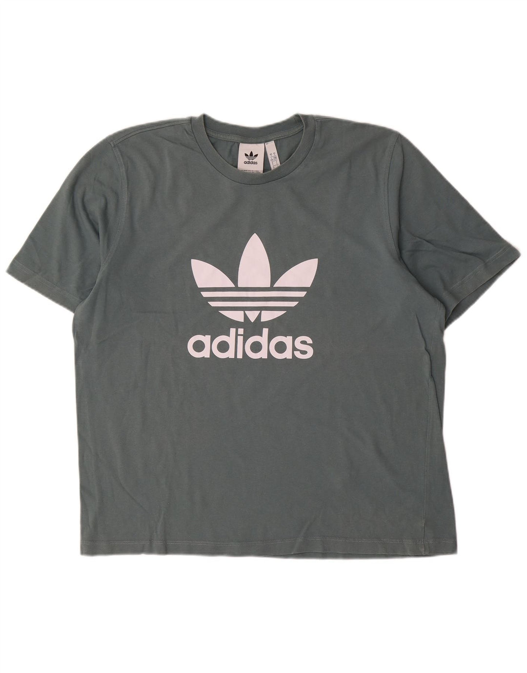 ADIDAS Mens Graphic T-Shirt Top Grande Azul
