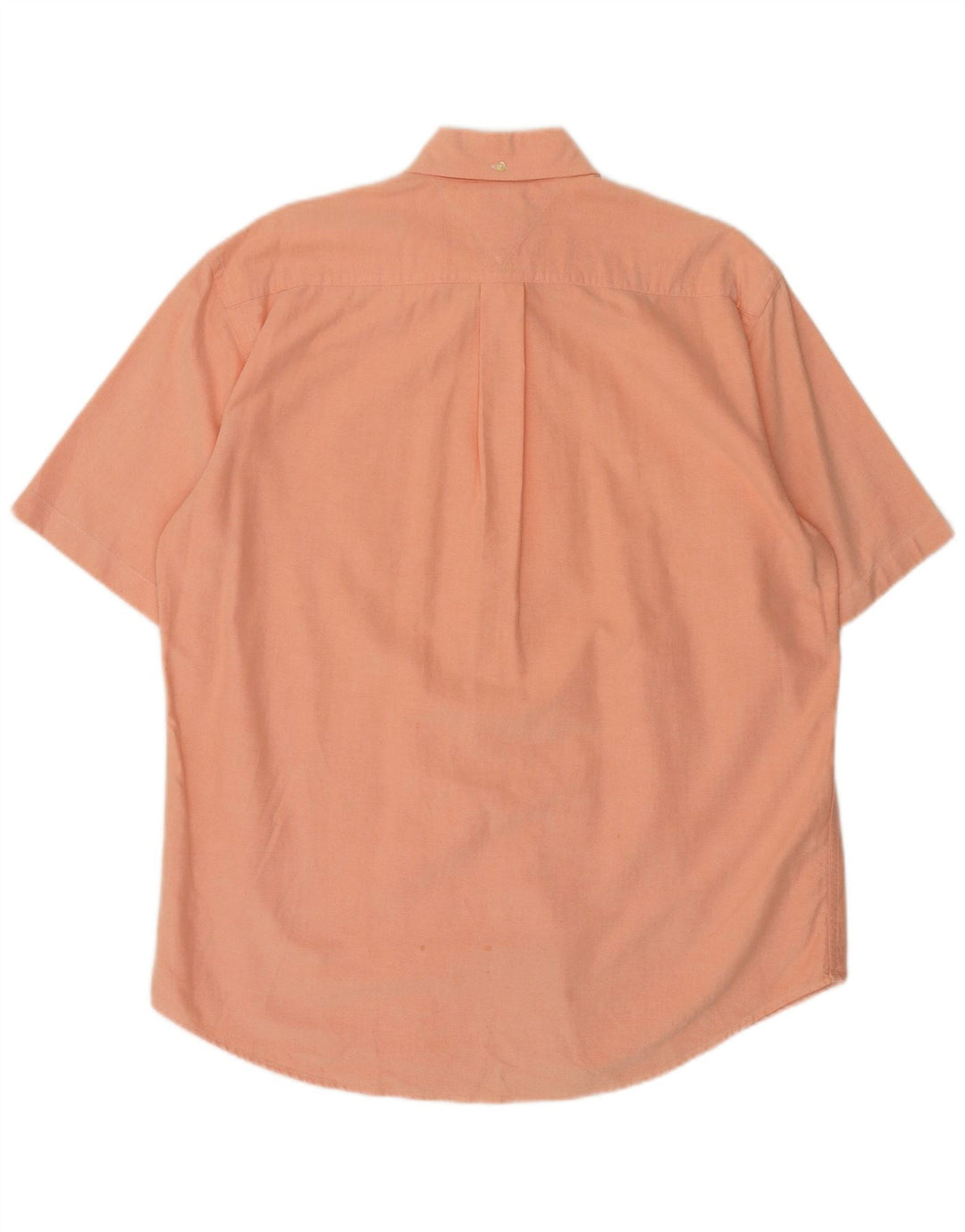 Tommy Hilfiger Camisa masculina de manga curta laranja médio
