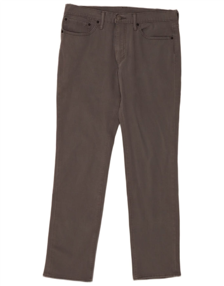 Levi's Masculino 511 Slim Jeans W34 L34 Cinza Algodão