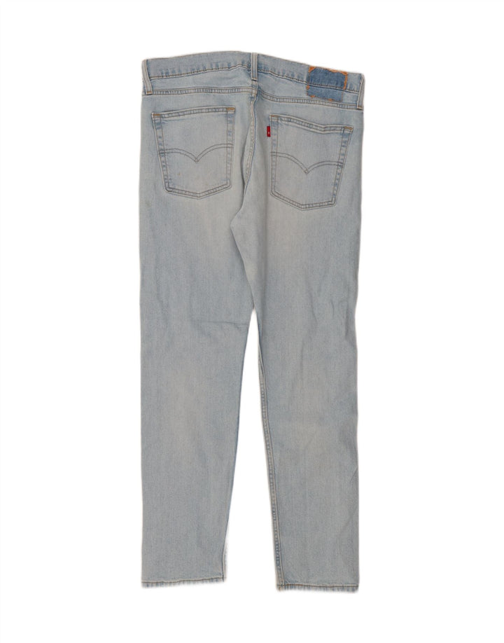 Calça jeans reta masculina Levi's W33 L30 azul algodão