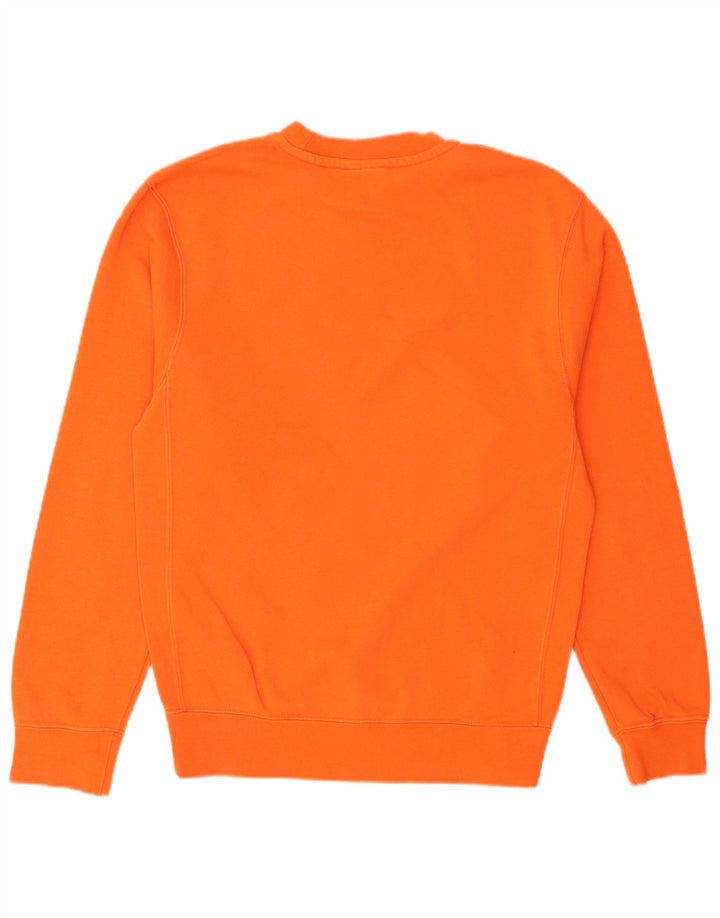 Nike Mens Moletom Jumper XS Laranja Algodão