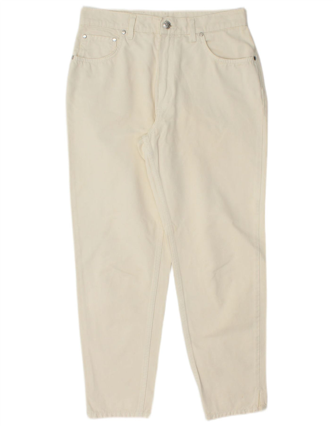 Jeans cônicos femininos JOOP W30 L26 branco