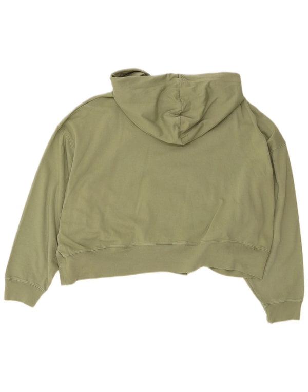 Jumper com capuz Nike feminino oversized UK 16 grande verde