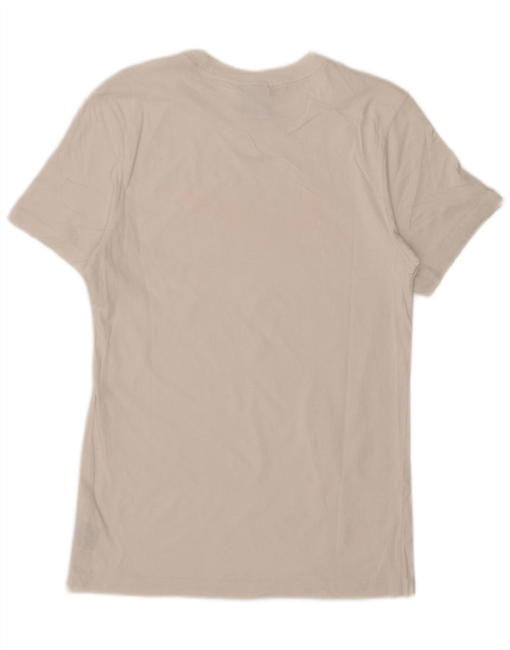 Camiseta Nike masculina gráfica top pequeno algodão branco