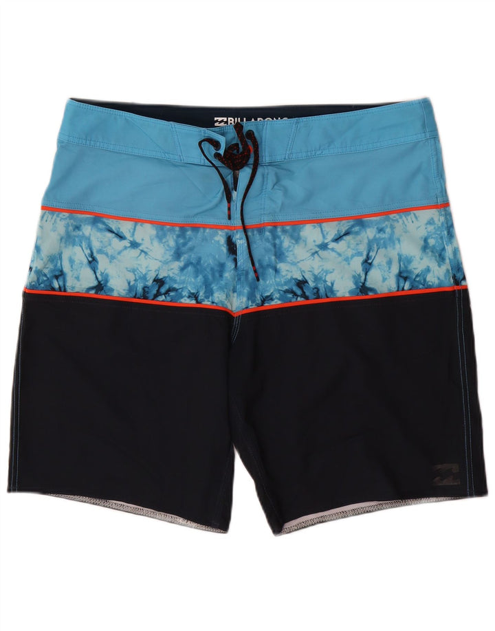 Shorts de natação masculino BILLABONG médio azul colorblock