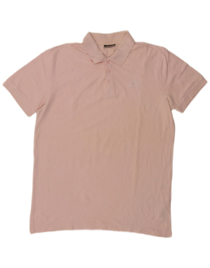 Camisa polo masculina Kappa XL algodão rosa