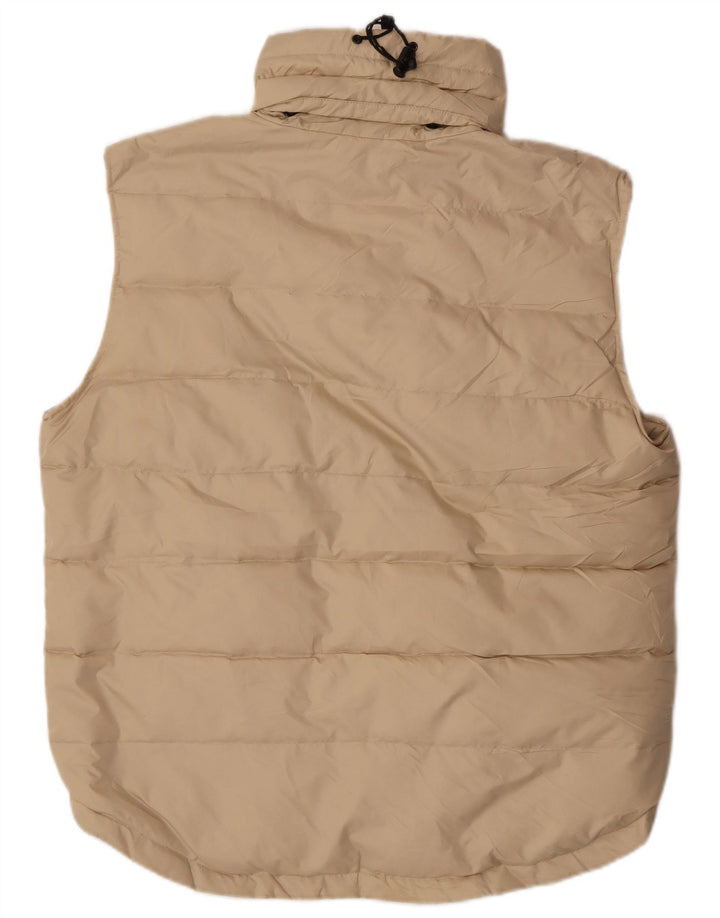 Scorpion Bay Mens acolchoado Gilet UK 38 poliéster bege médio