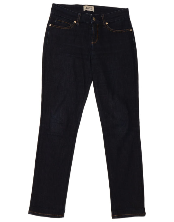 Guess By Marciano Calça Jeans Feminina Crop Slim W26 L29 Azul Marinho Algodão