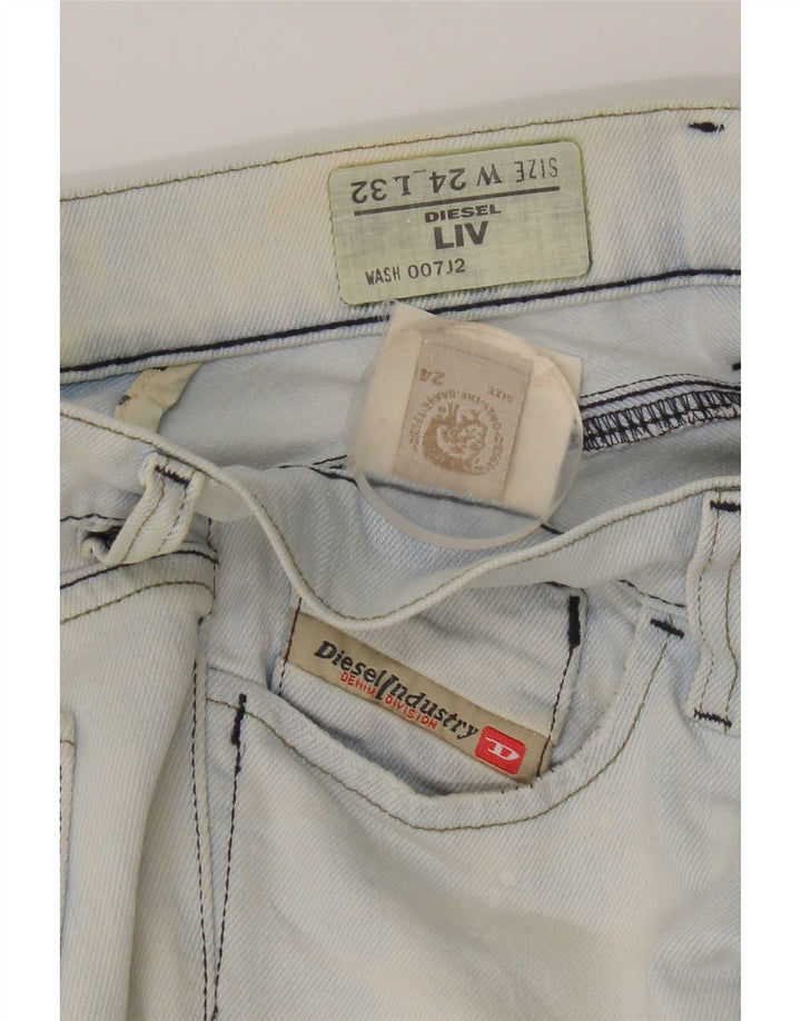 Diesel Feminino Liv Slim Jeans W24 L32 Azul