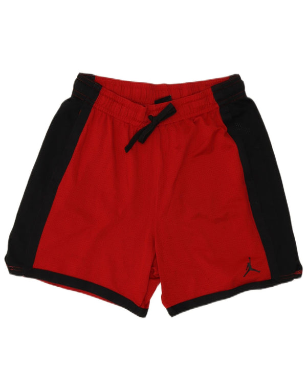 Jordan Mens Sport Shorts XL Vermelho Colorblock Poliéster