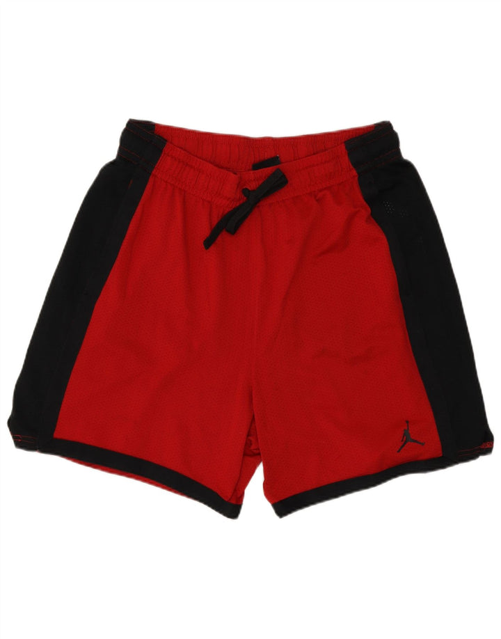 Jordan Mens Sport Shorts XL Vermelho Colorblock Poliéster