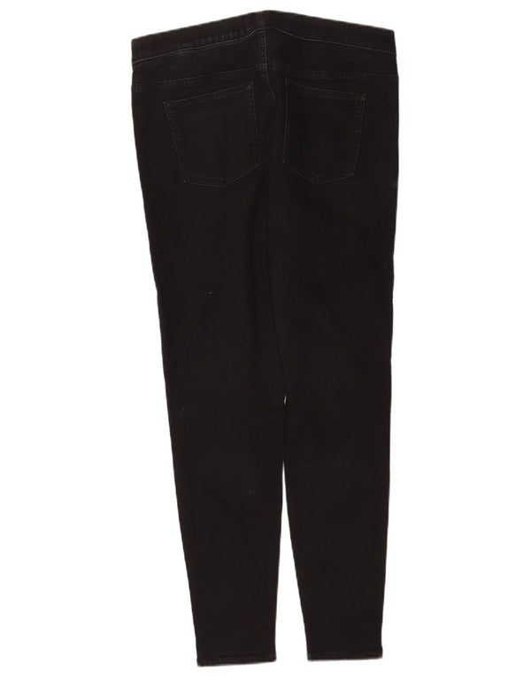 Marks & Spencer Womens Jegging Jeans UK 14 Large W34 L28 Black Cotton