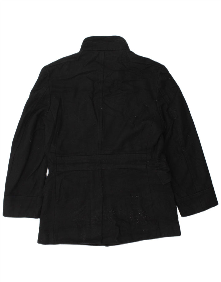 Casaco masculino Marks & Spencer Autograph Pea UK 36 pequeno lã preta