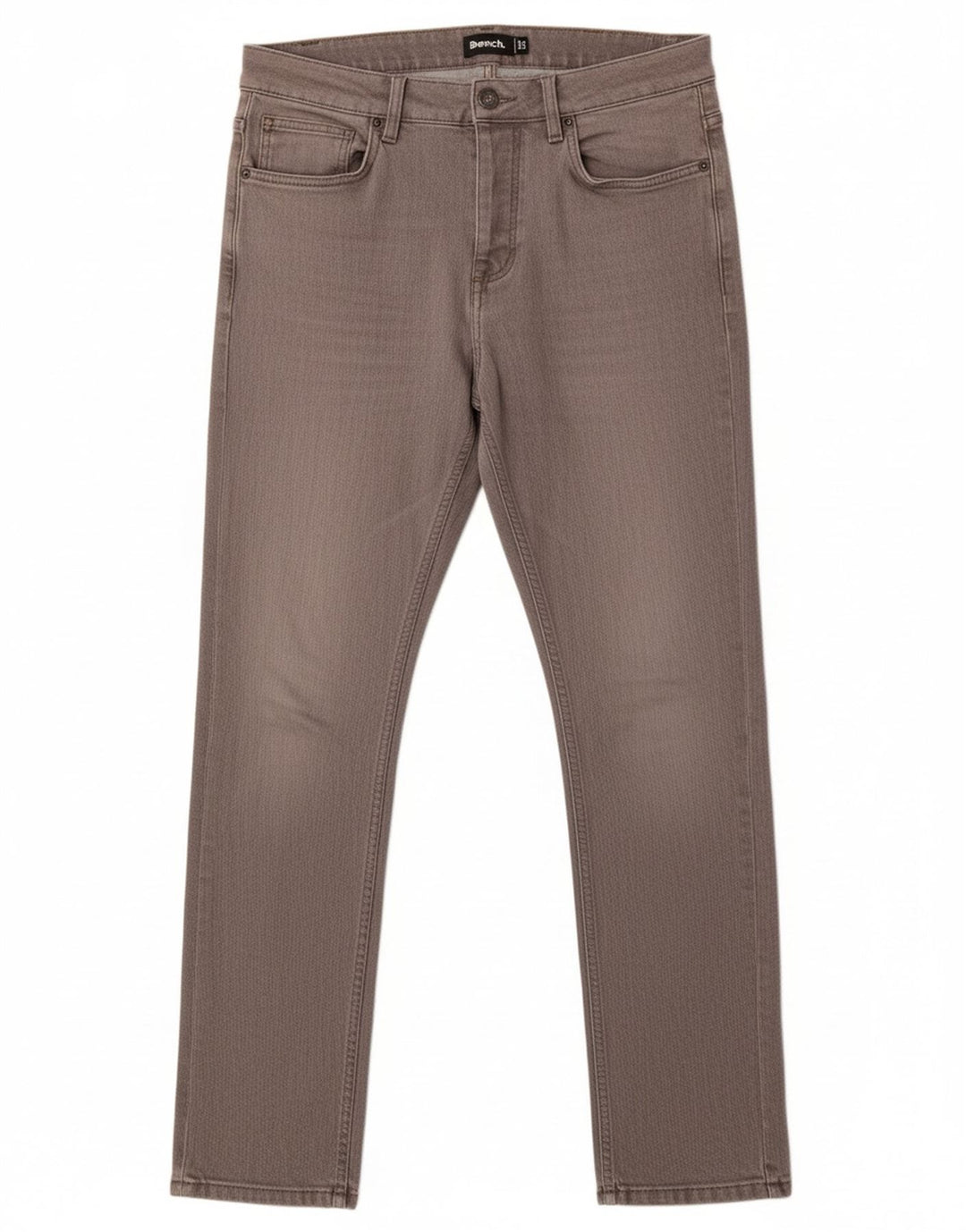 BENCH Masculino Slim Jeans W34 L32 Algodão Cinza
