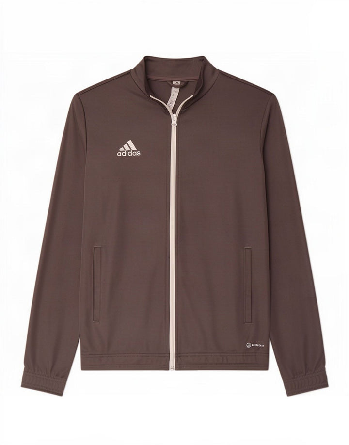 Adidas Mens Aeroready Tracksuit Top Jaqueta Cinza Médio Poliéster
