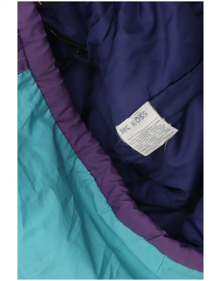 Jaqueta de esqui masculina MC ROSS de ajuste solto IT 46 Small Blue Colourblock Nylon