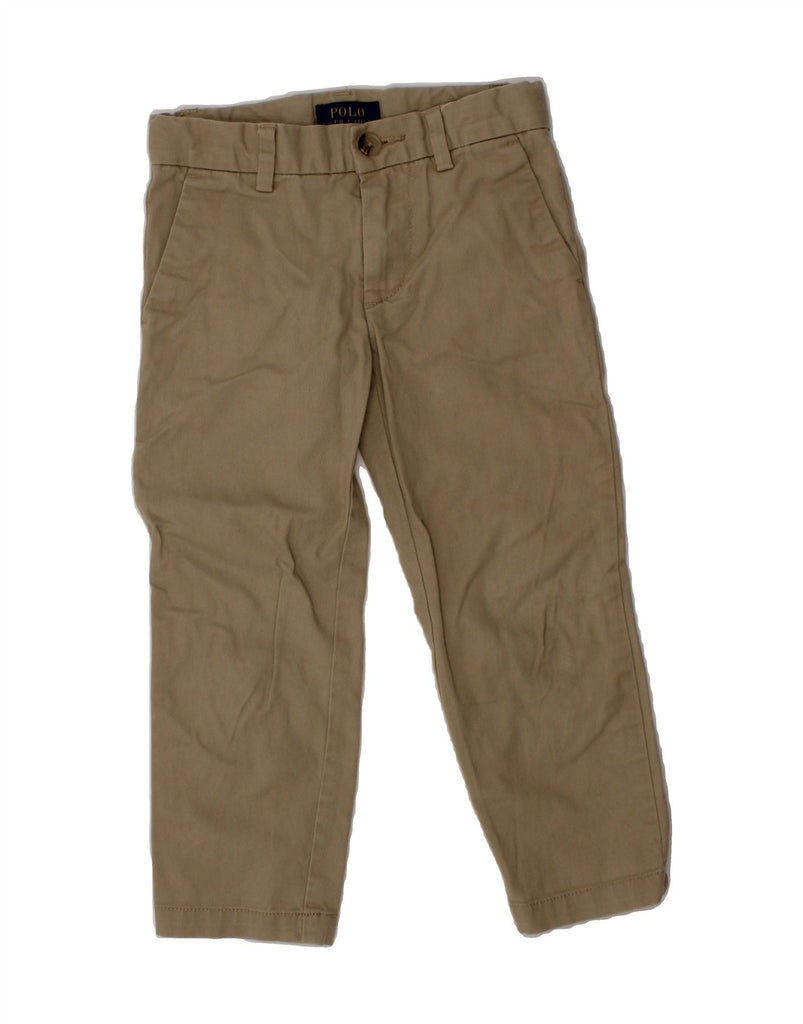 POLO RALPH LAUREN Boys Straight Chino Trousers 2-3 Years W20 L15 Beige Vintage Polo Ralph Lauren and Second-Hand Polo Ralph Lauren from Messina Hembry 