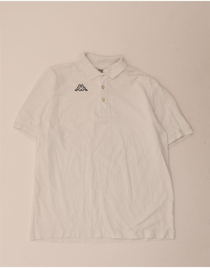 Camisa polo masculina Kappa XL algodão branco