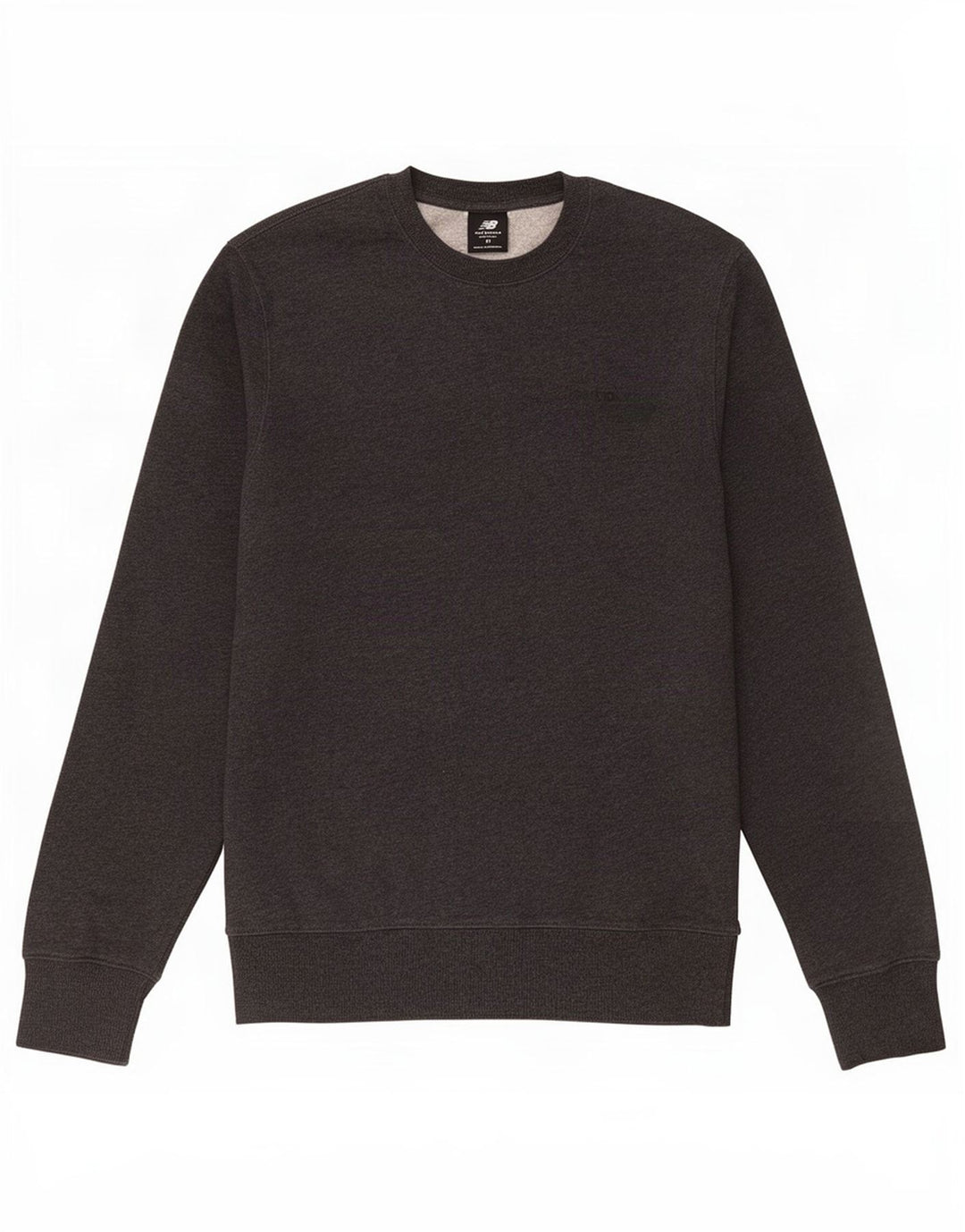 New Balance Mens Moletom Jumper Médio Cinza