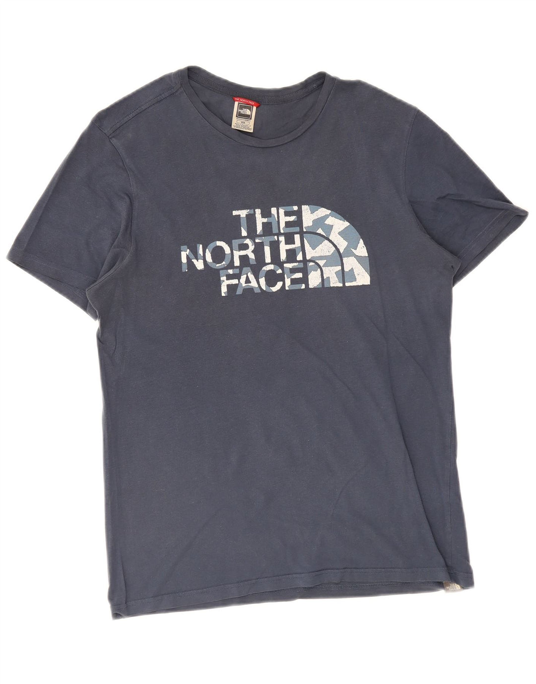 Camiseta gráfica masculina The North Face azul médio