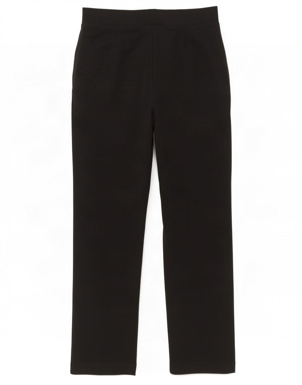 Marks & Spencer Womens Tapered Casual Trousers UK 10 Small W27 L29 Black