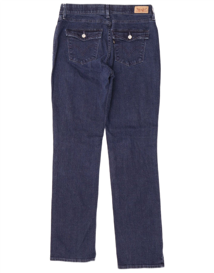 Calça jeans feminina LEVI'S 525 Straight W30 L31 azul marinho