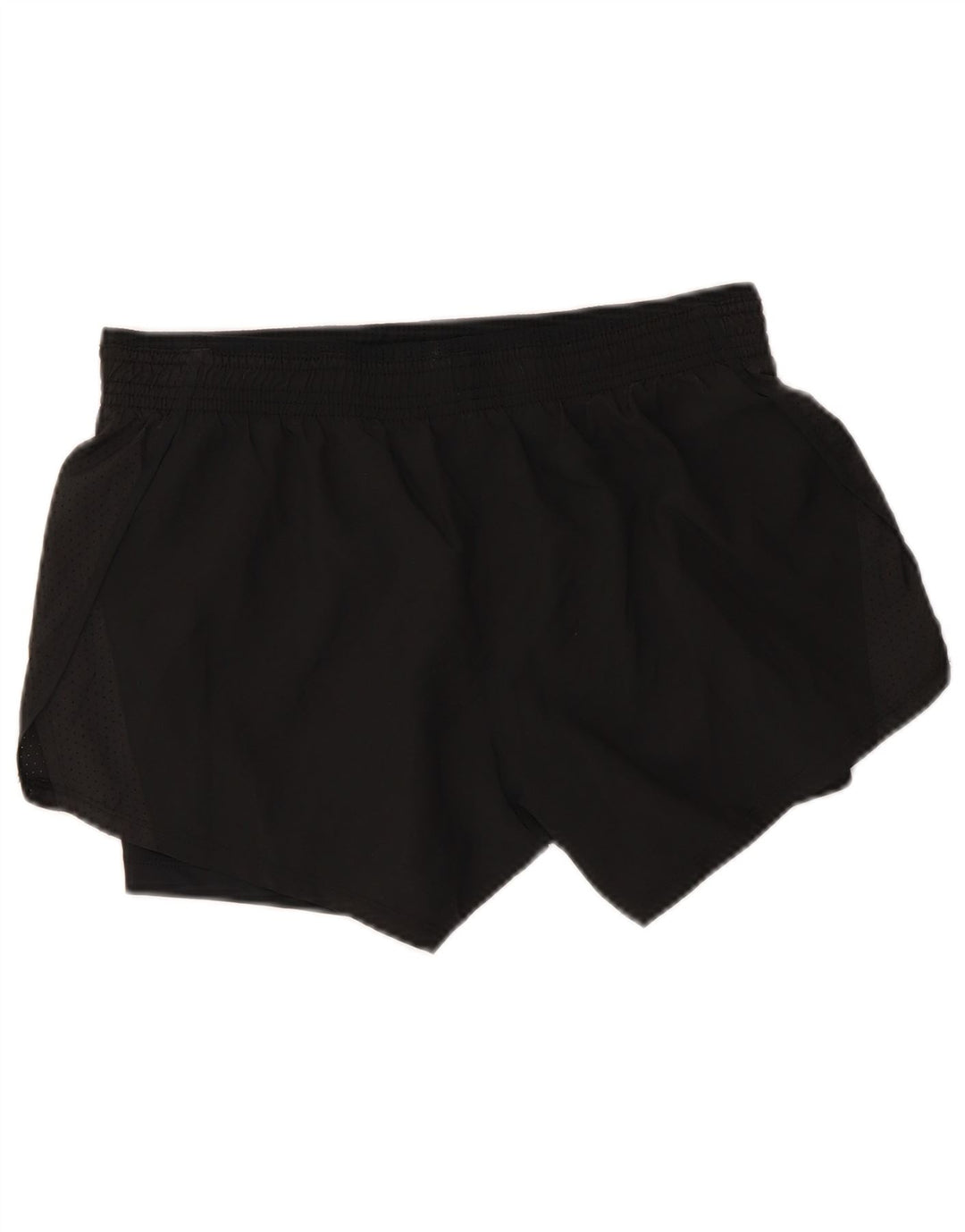 Shorts esportivos femininos NIKE Dri Fit UK 14 médio preto poliéster