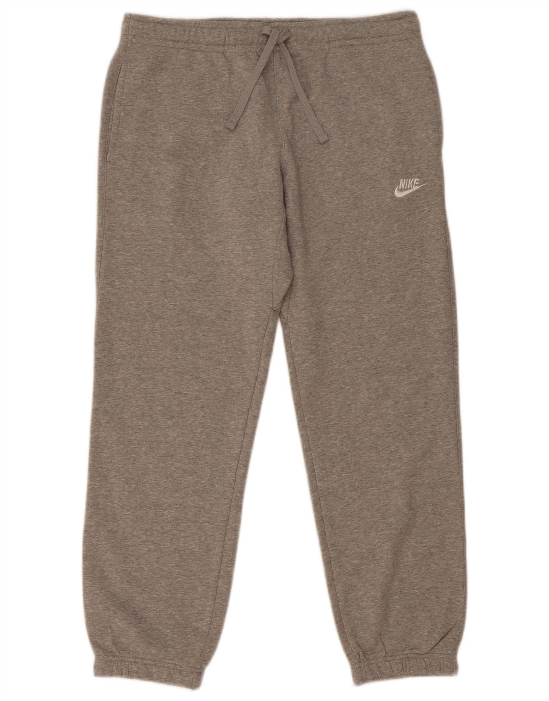 Calça de treino masculina Nike joggers cinza médio algodão