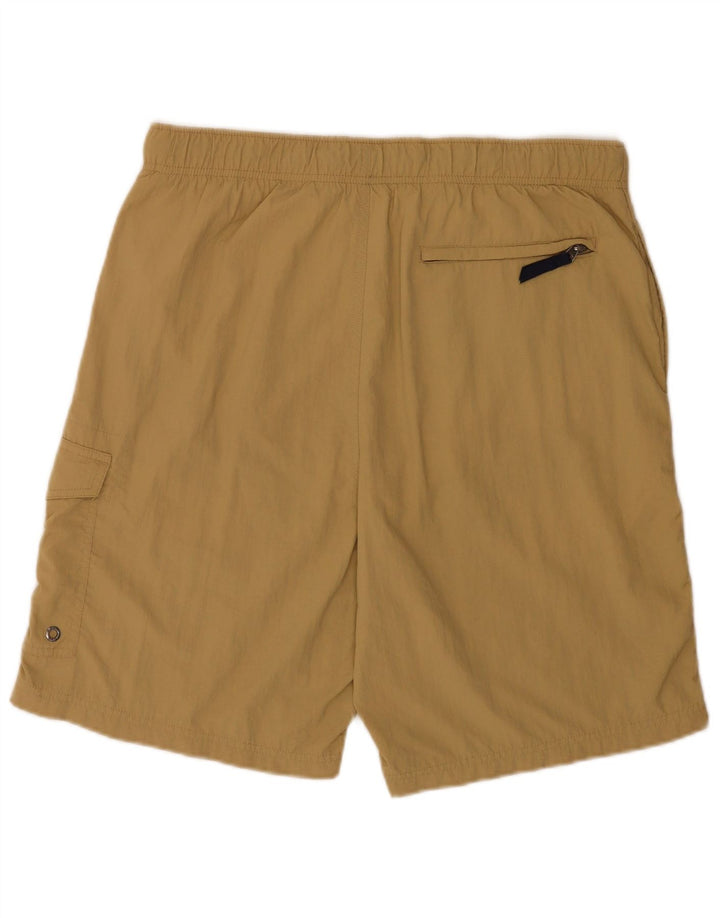 Shorts de natação masculino Polo Ralph Lauren médio cáqui nylon