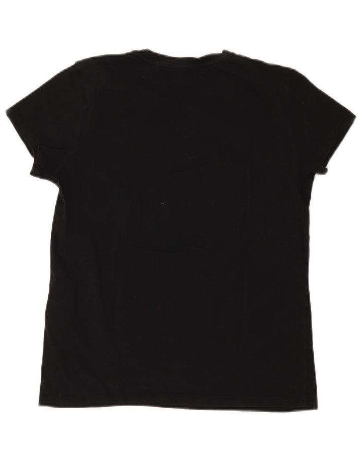 Camiseta feminina Levi's Top UK 10 pequena algodão preto