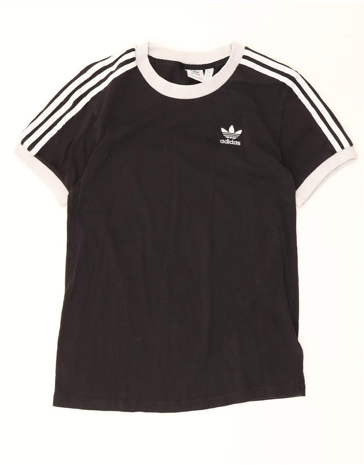 Camiseta Feminina Adidas UK 4 XS Algodão Preto