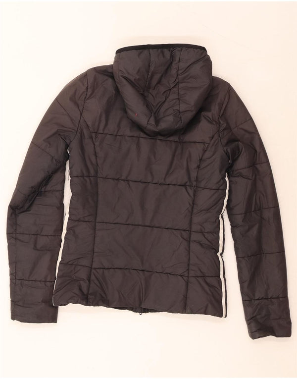 Jaqueta Adidas Feminina Primegreen com Capuz Acolchoada UK 6 XS Poliéster Preto