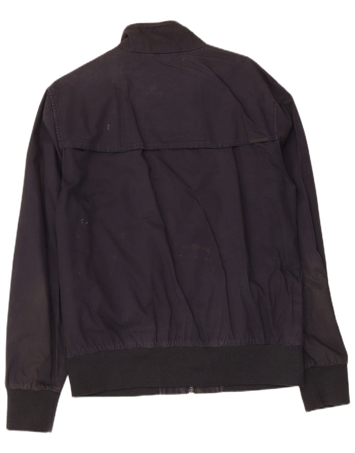 Jaqueta bomber masculina Superdry UK 42 XL algodão azul marinho