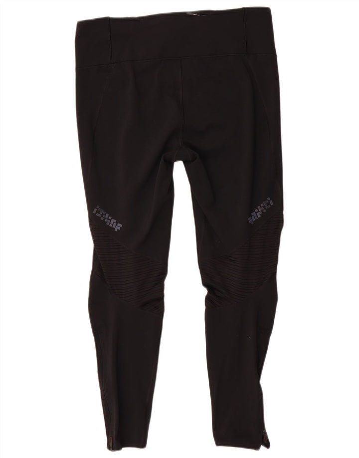 Adidas Womens Climacool Graphic Leggings UK 16/18 Grande Preto Poliéster