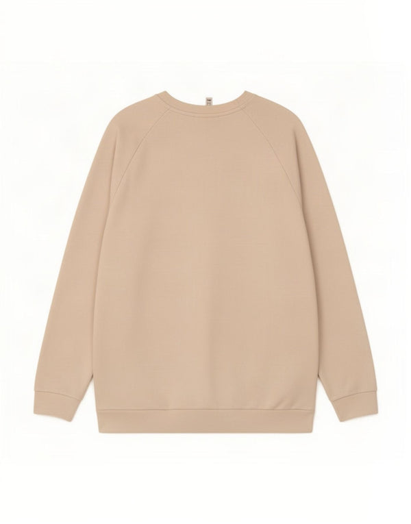 Adidas Mens Moletom Jumper Grande Off White Algodão