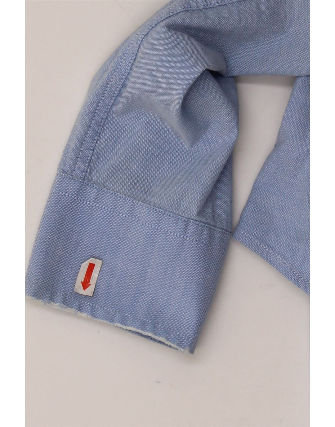 TOMMY HILFIGER Camisa masculina stretch slim fit de algodão azul médio