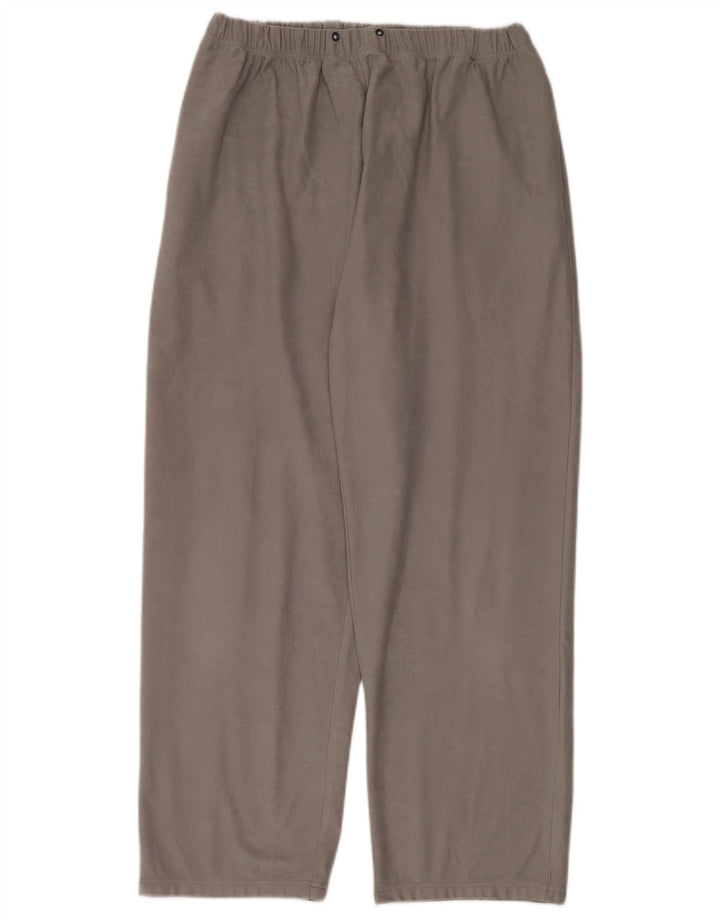 Calça de treino masculina vintage 2XL poliéster cinza
