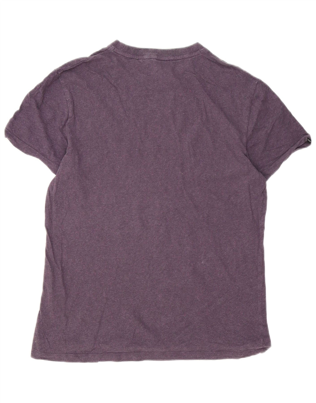 Camiseta masculina Superdry Top médio algodão roxo