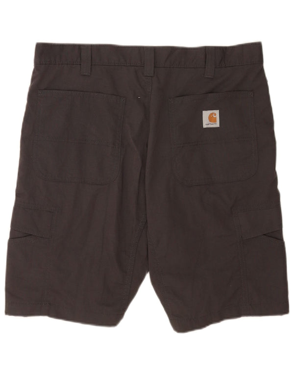 Carhartt Mens Relaxed Fit Cargo Shorts W36 Grande Algodão Cinza