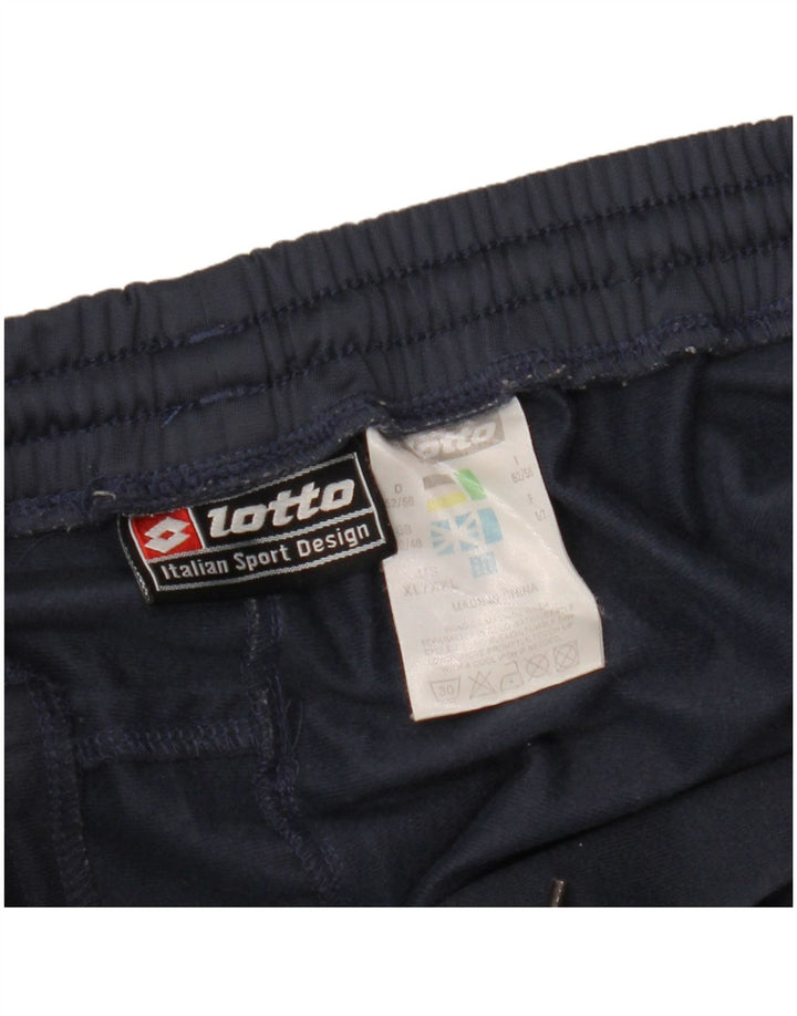 Calça de treino masculina Lotto XL azul marinho poliéster
