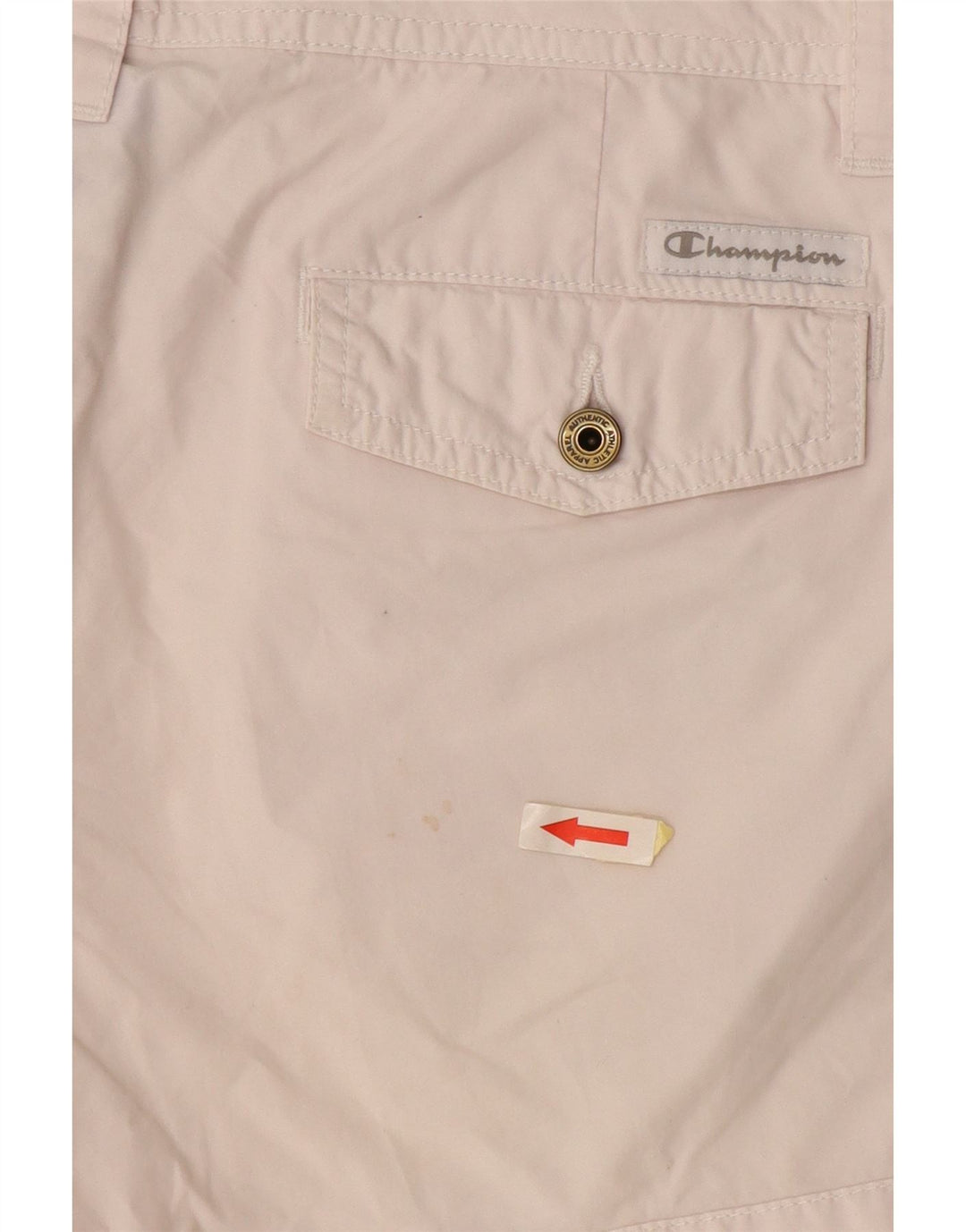 Shorts casual feminino CHAMPION médio W30 algodão branco