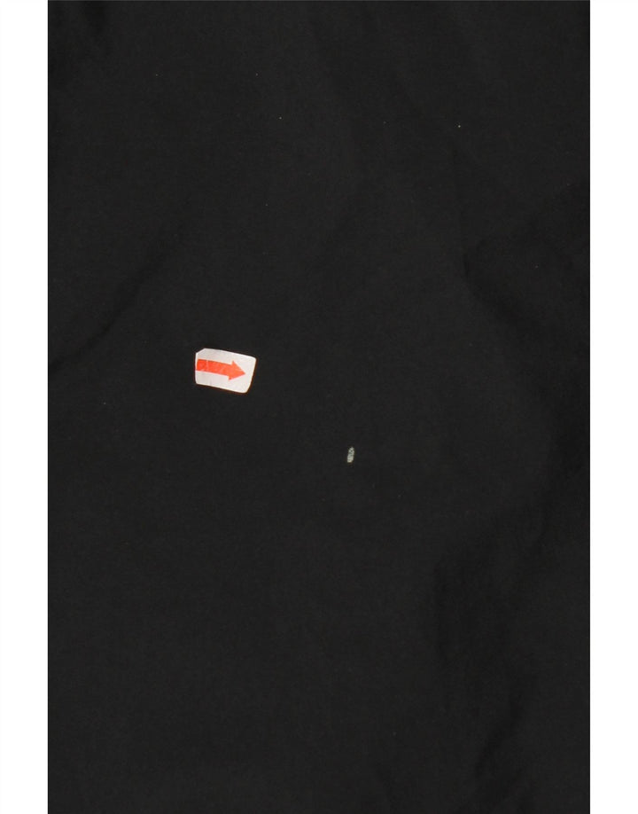 Jaqueta de chuva com capuz para meninos NIKE 12-13 anos grande preto colorblock poliéster