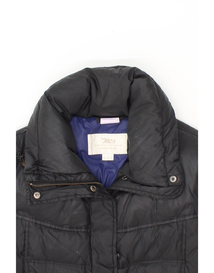 MARLBORO CLASSICS Womens Padded Coat EU 38 Medium Black Nylon Vintage Marlboro Classics and Second-Hand Marlboro Classics from Messina Hembry 