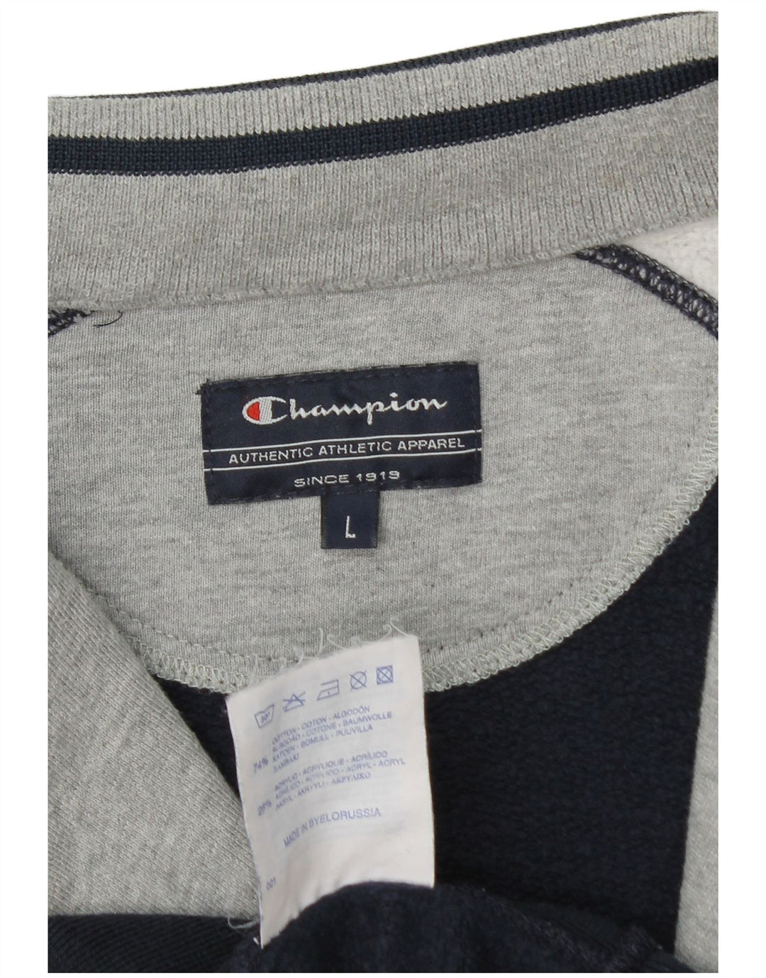 Jaqueta masculina Champion Heritage Classics de treino grande azul marinho