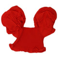Zara Womens Off Ombro Crop Top Reino Unido 8 Pequeno Vermelho