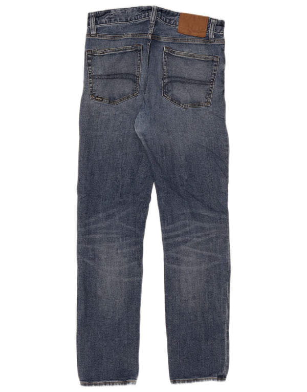 Jeans Superdry feminino desgastado slim W30 L29 algodão azul