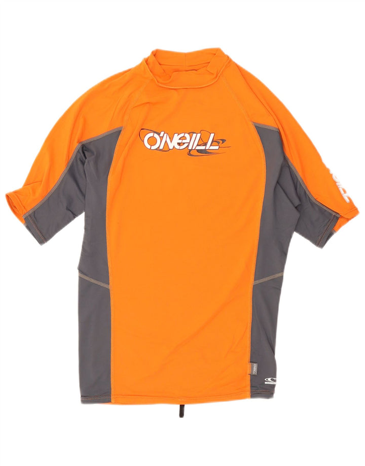Camiseta masculina O'Neill com estampa gráfica grande laranja colorblock nylon